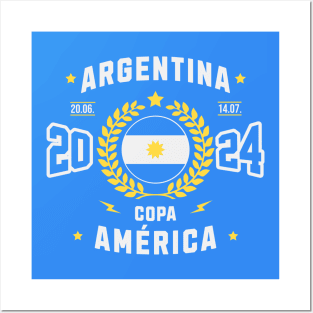 Argentina Copa America 2024 Fan Posters and Art